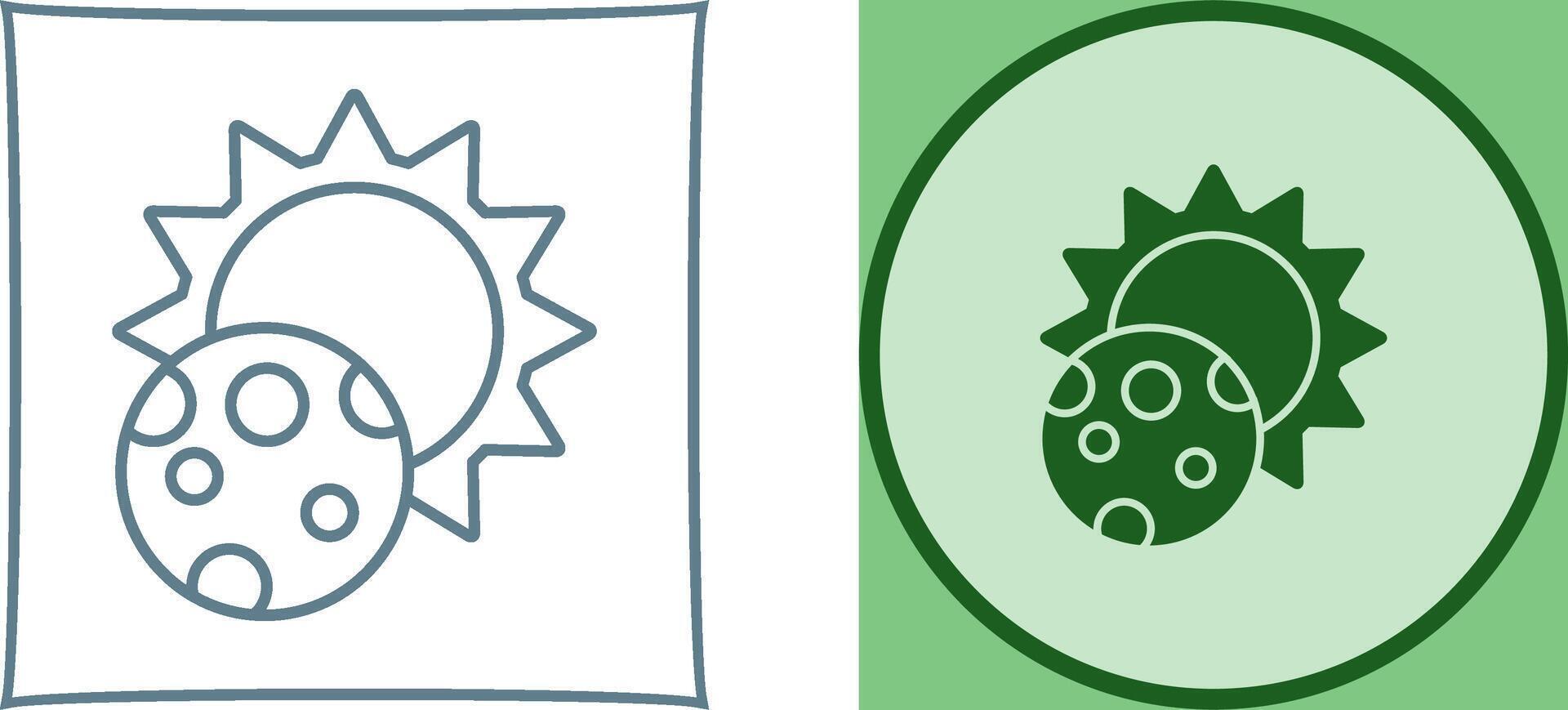 Eclipse Icon Design vector