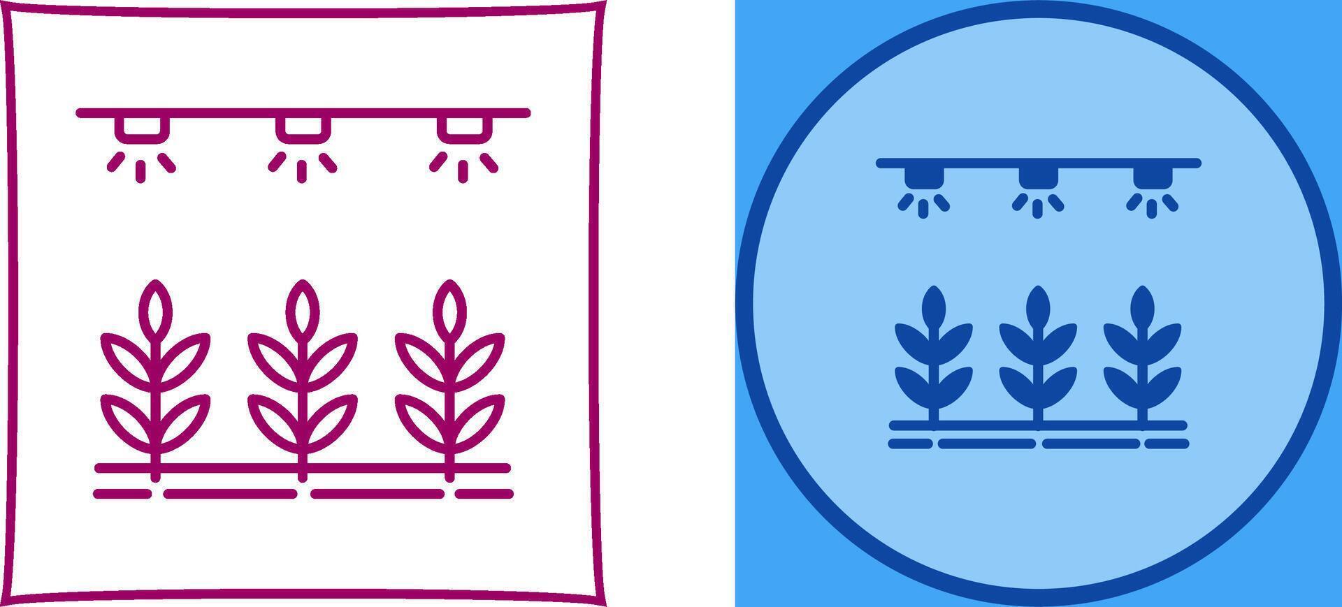 Irrigation System Icon Design vector