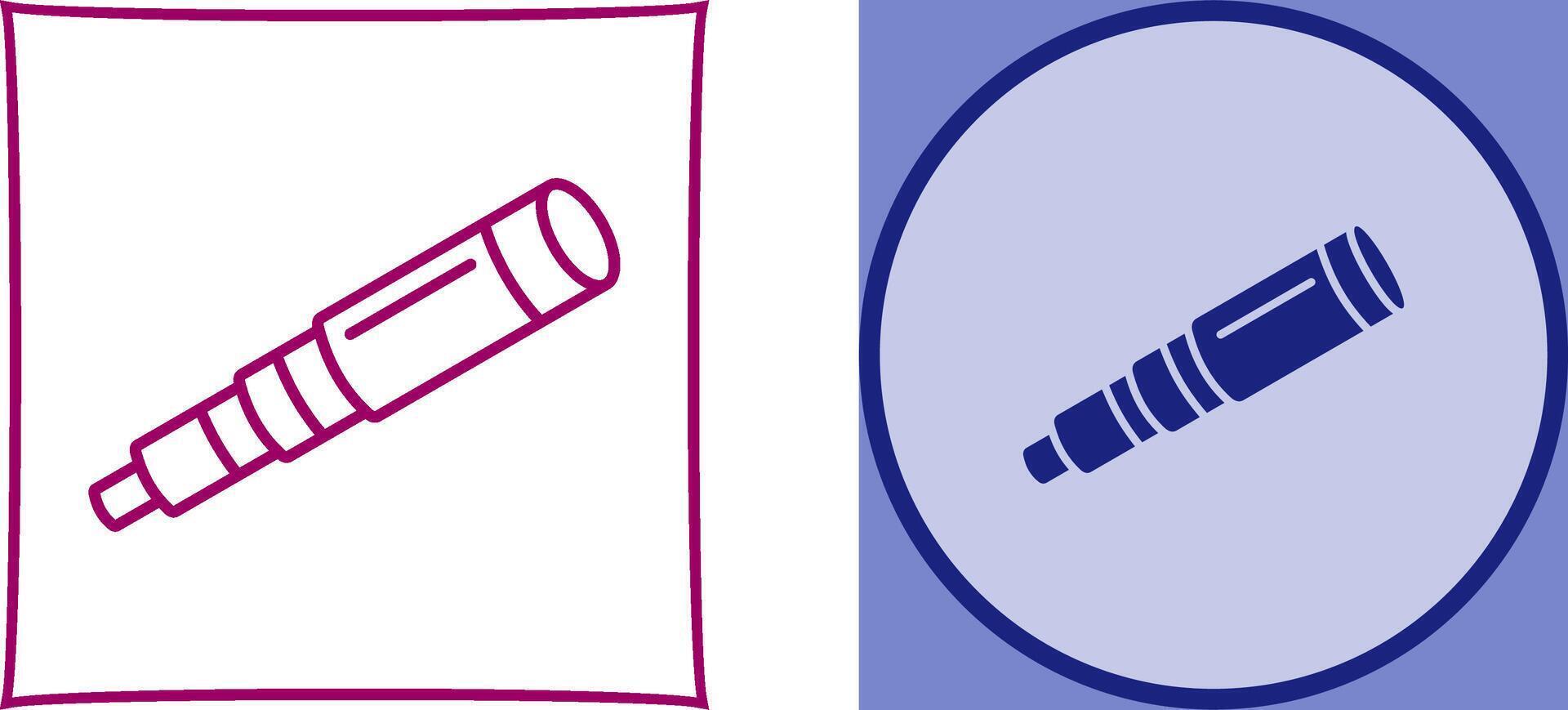 Binocular Icon Design vector