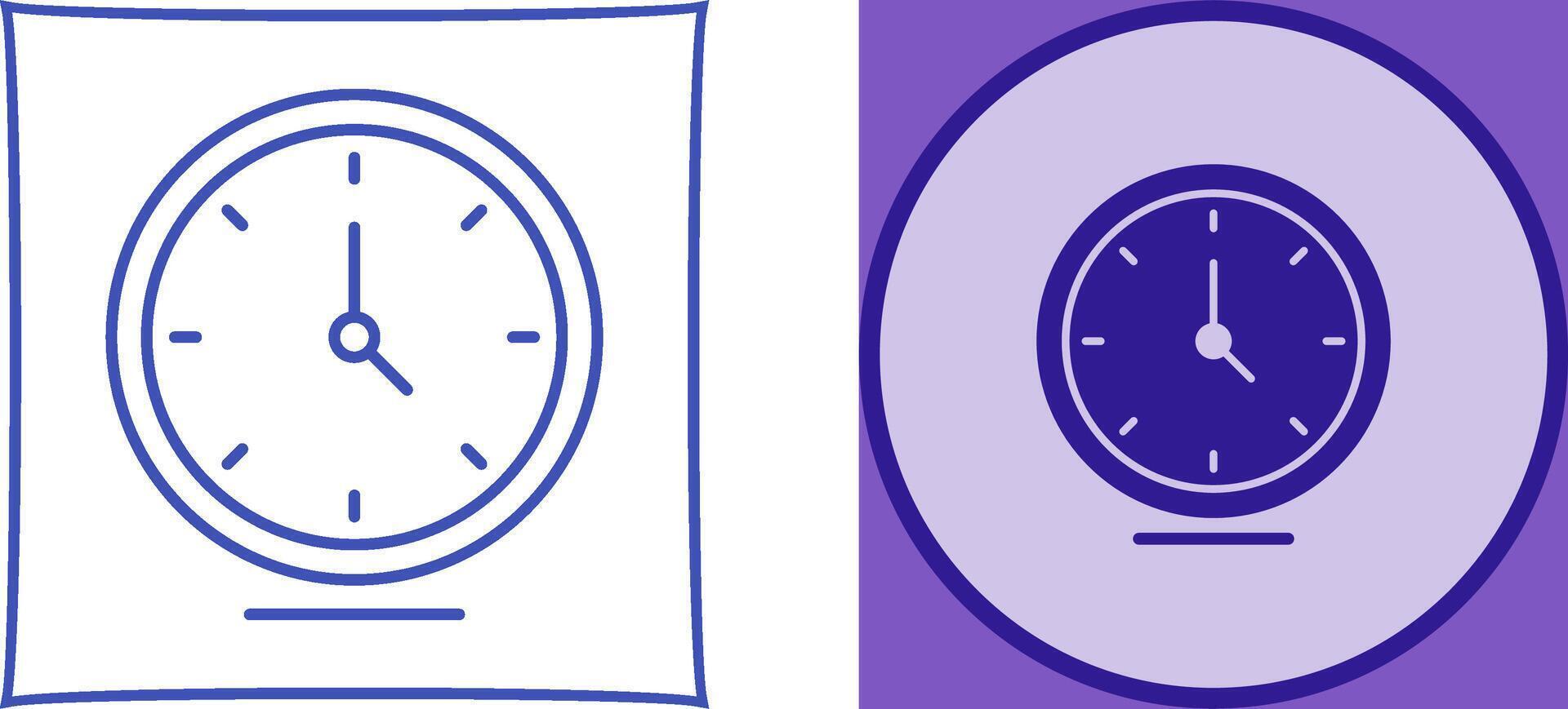 Clock Icon Design vector