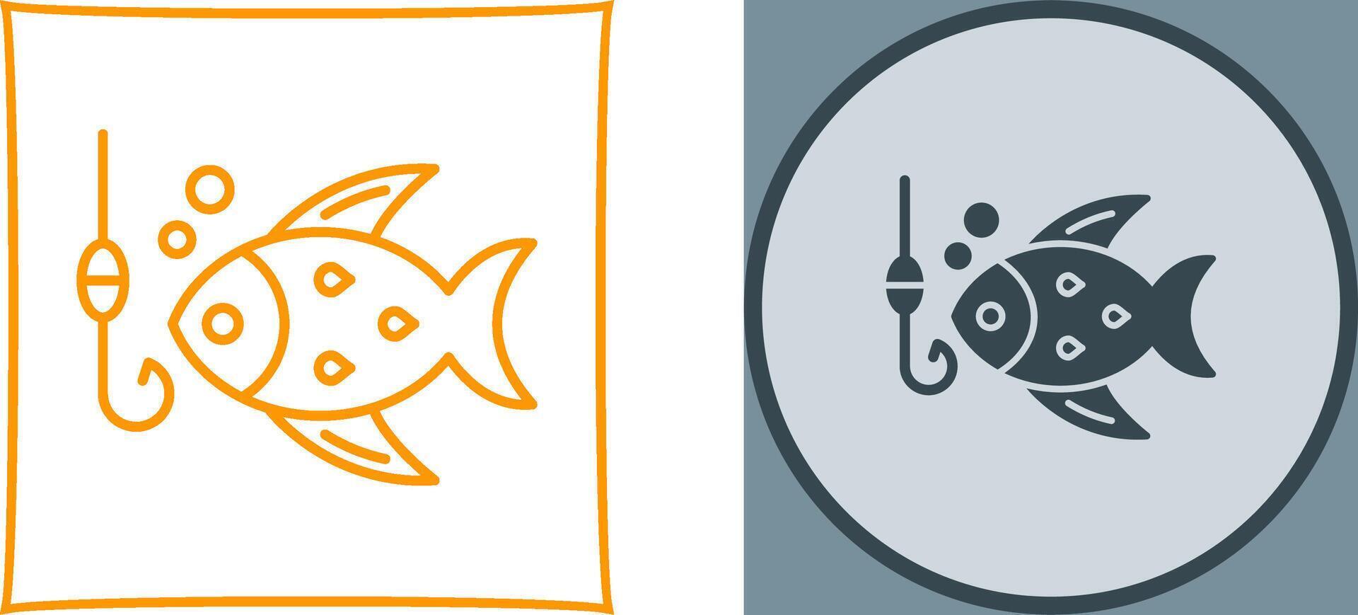 Fishing Icon Design vector
