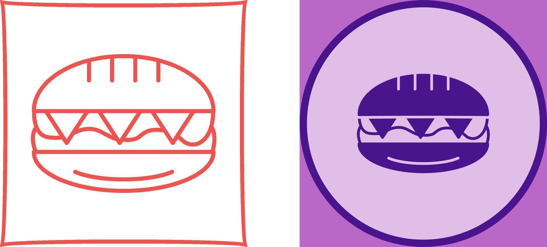 Sandwich Icon Design vector