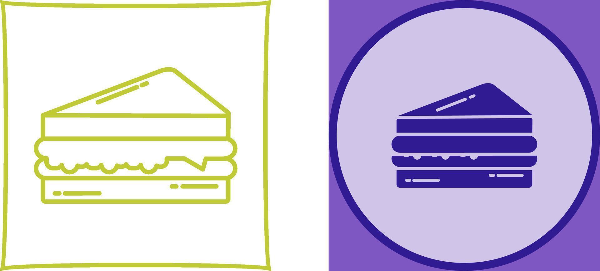 Sandwich Icon Design vector