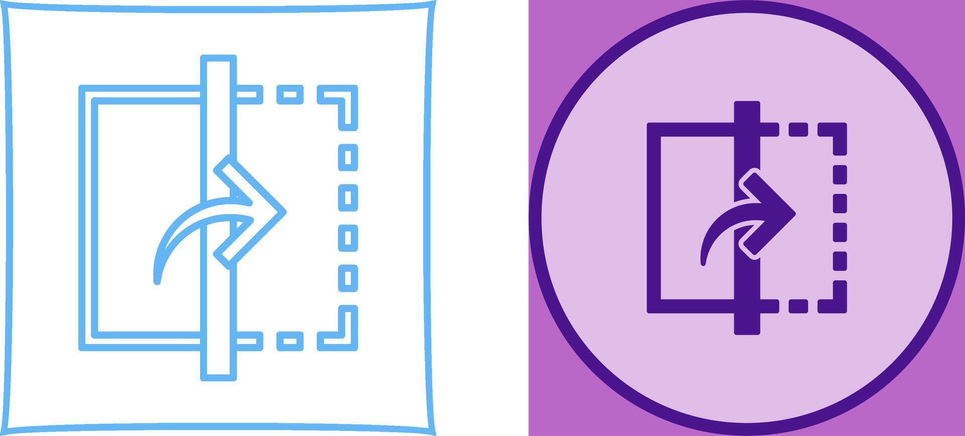 Reflect Icon Design vector