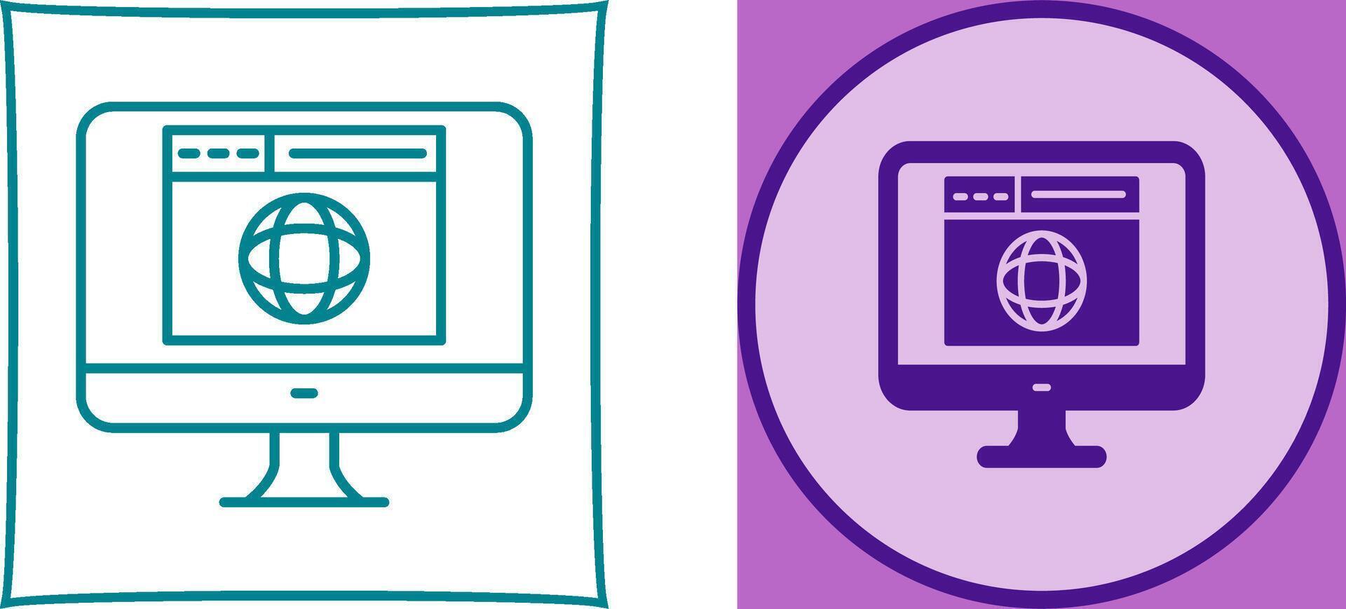 Website Icon Design vector
