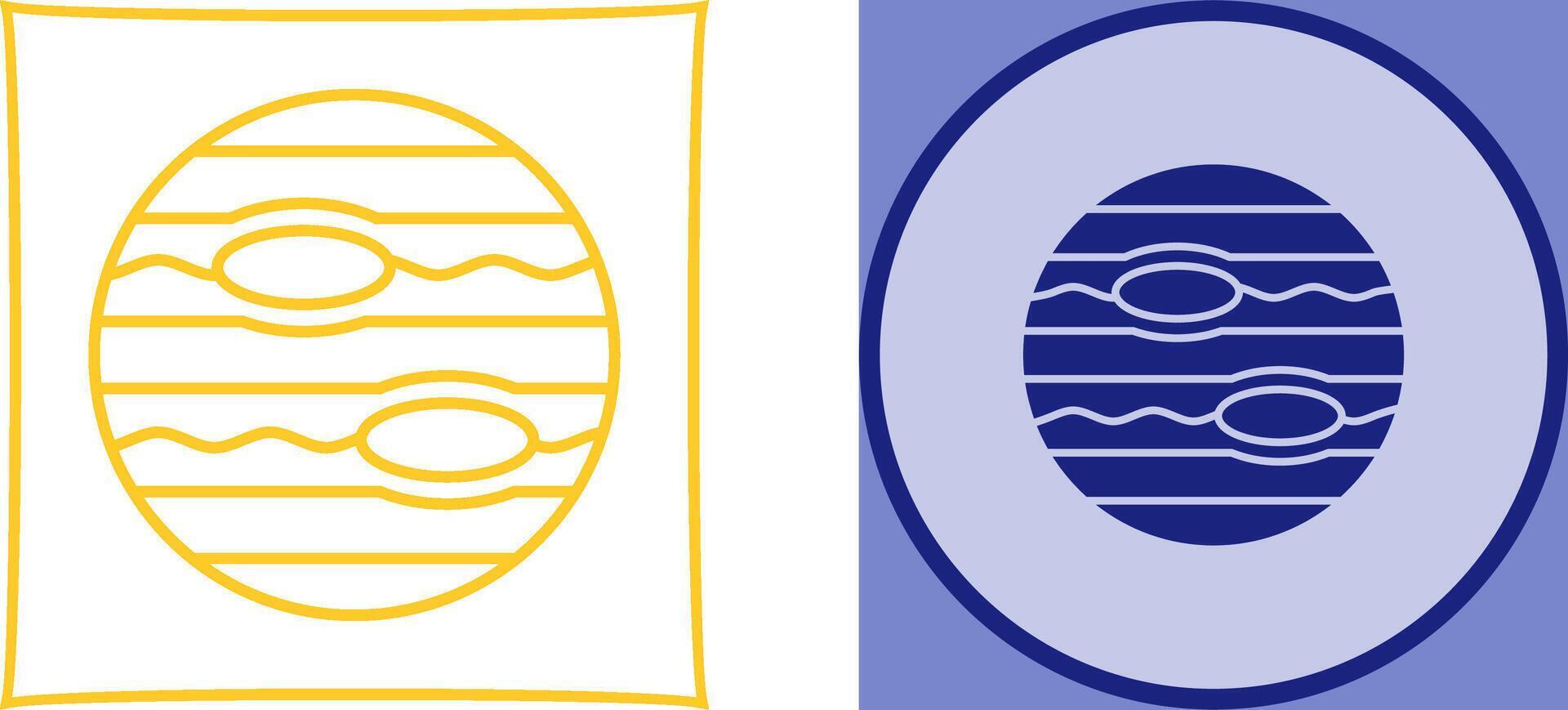 Neptune Icon Design vector