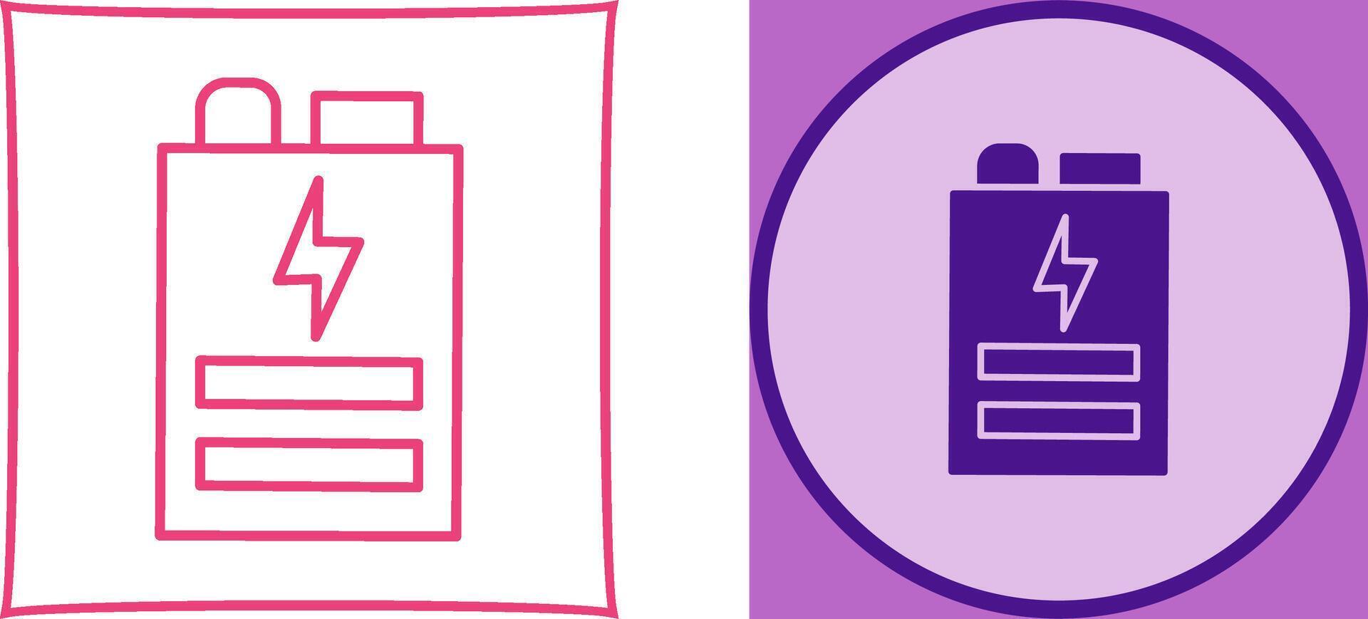 Battery Icon Design vector