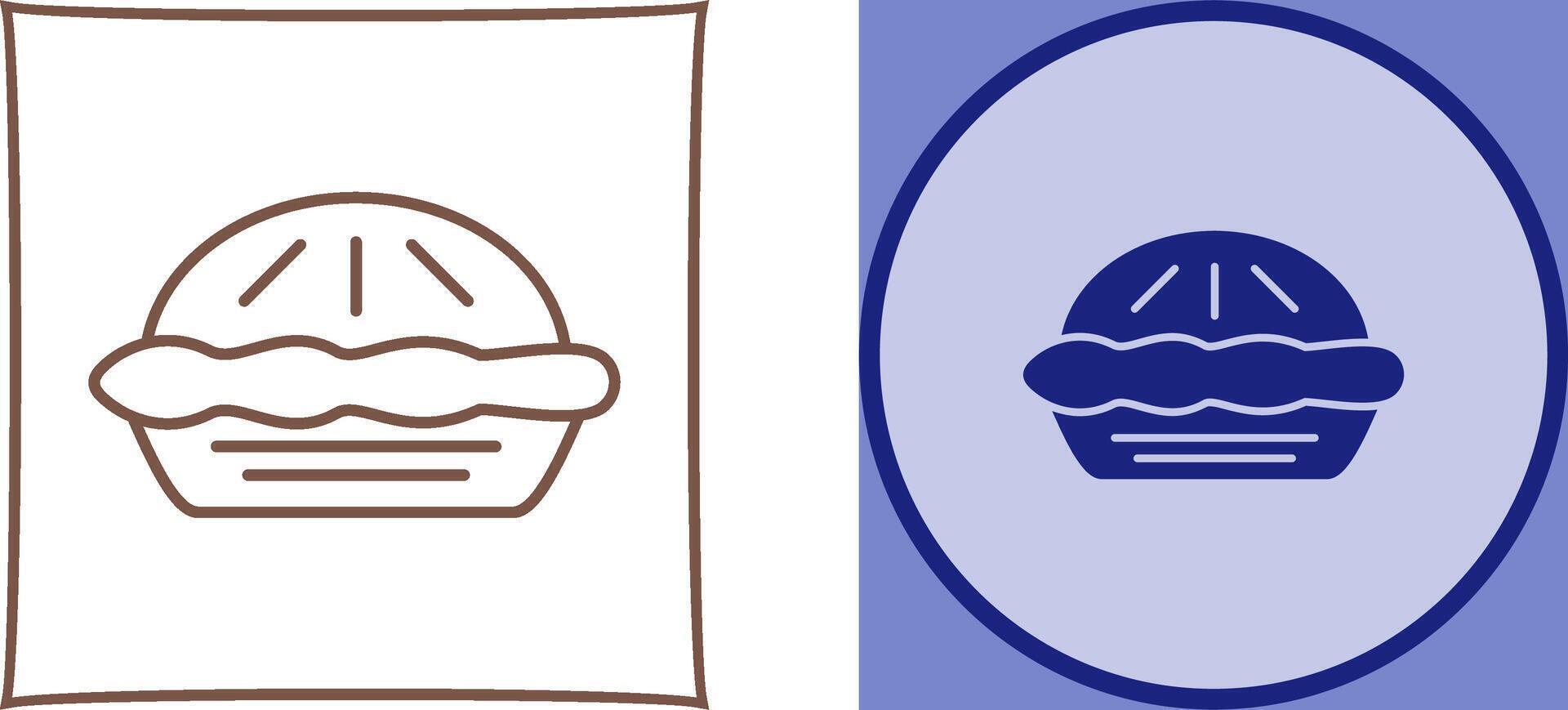 Pie Icon Design vector