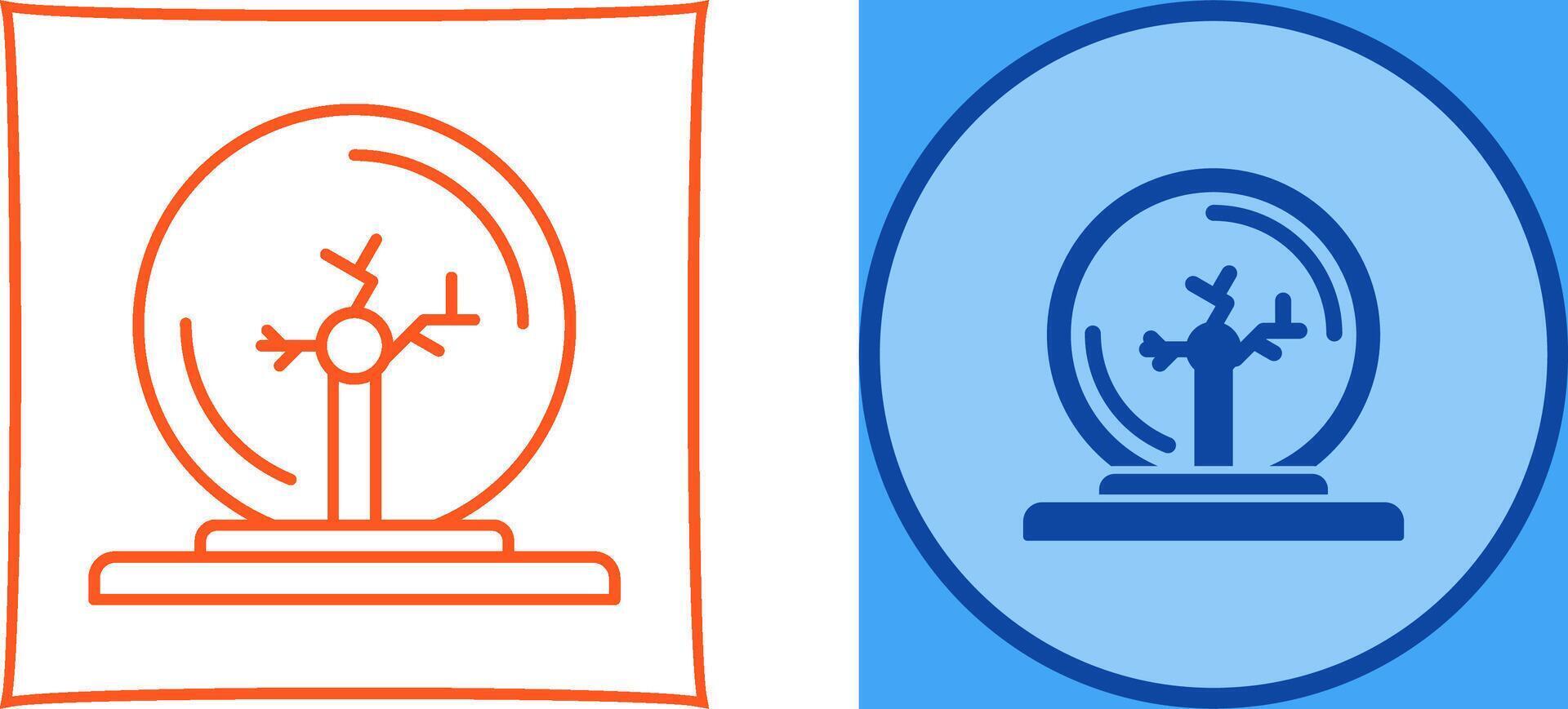 Plasma Ball Icon Design vector