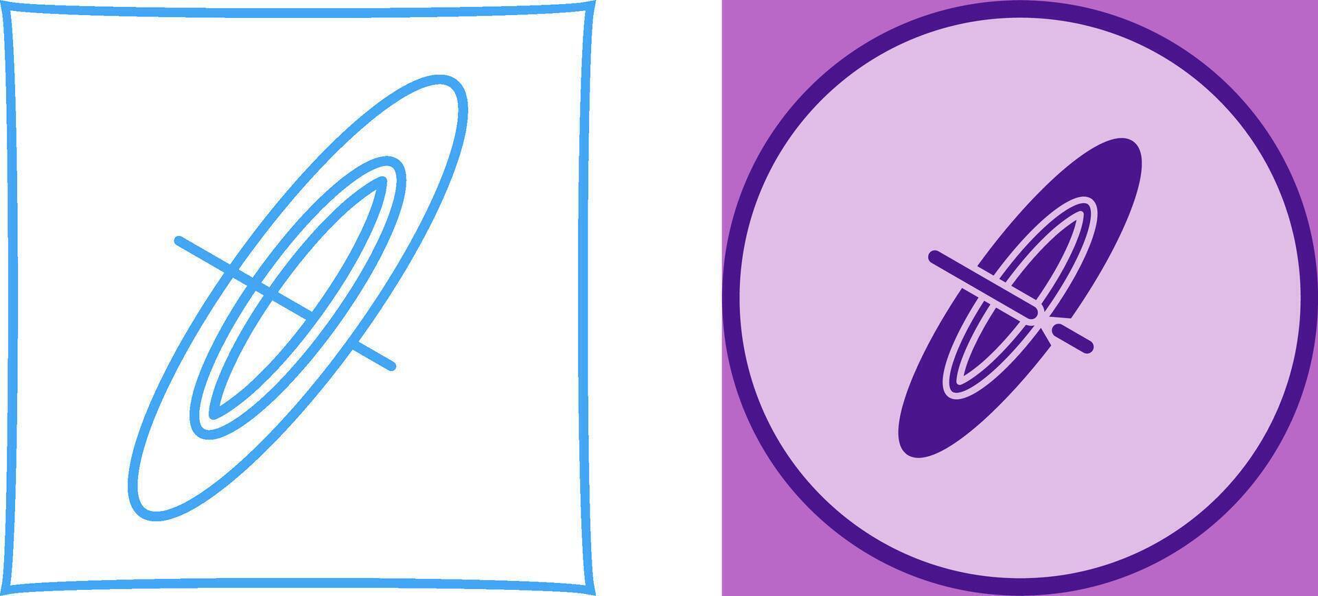 Black Hole Icon Design vector