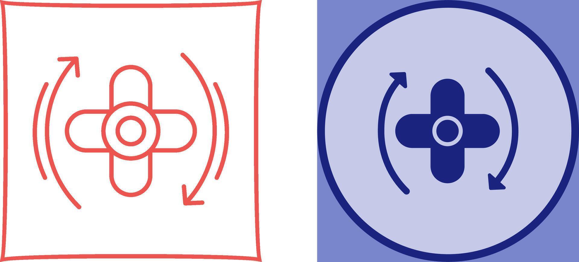 Rotate Icon Design vector