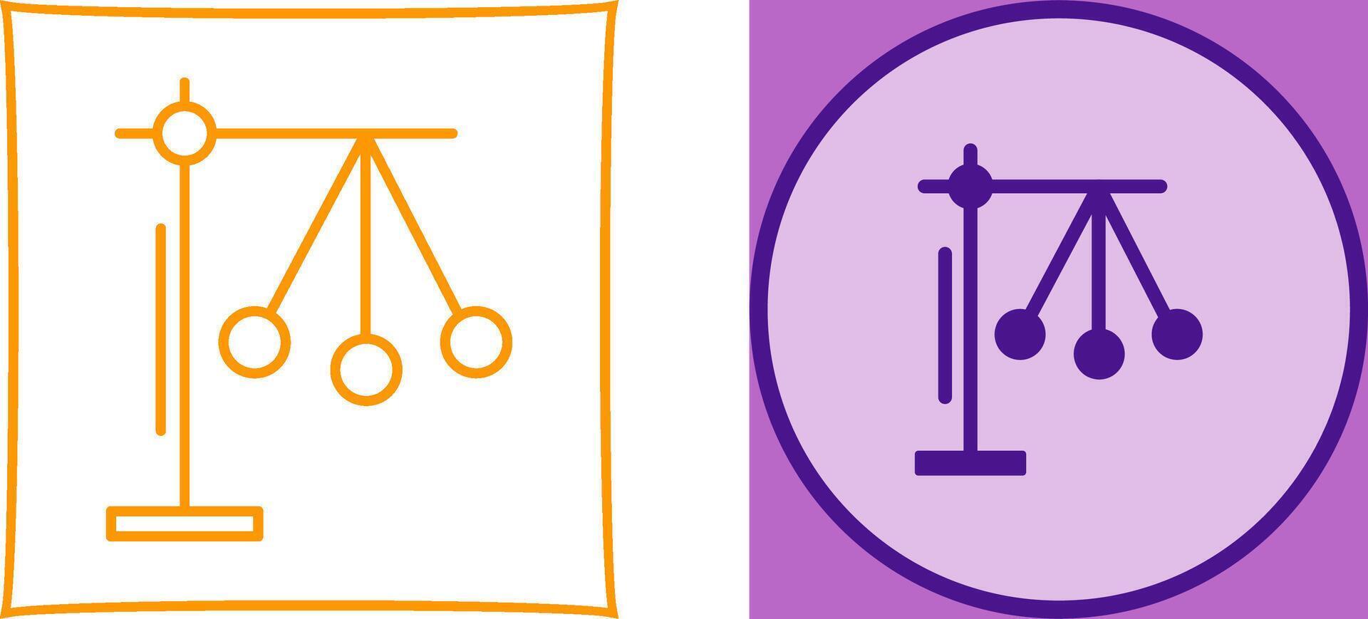Pendulum Icon Design vector