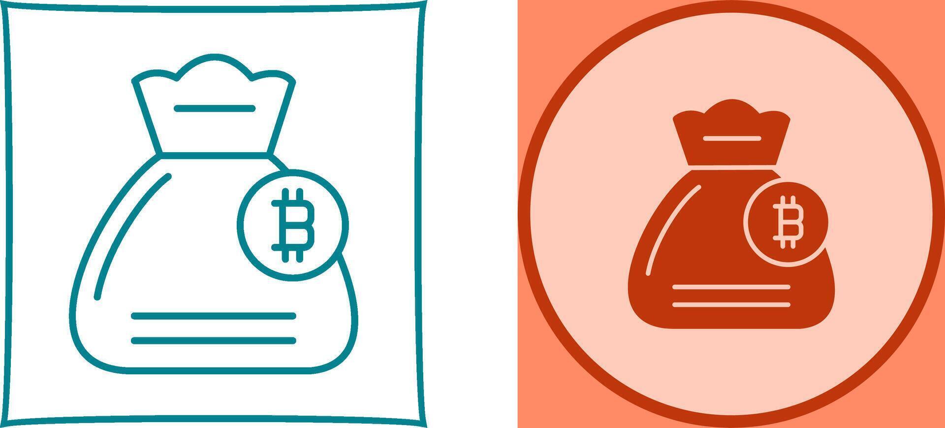 diseño de icono de bolsa de dinero vector