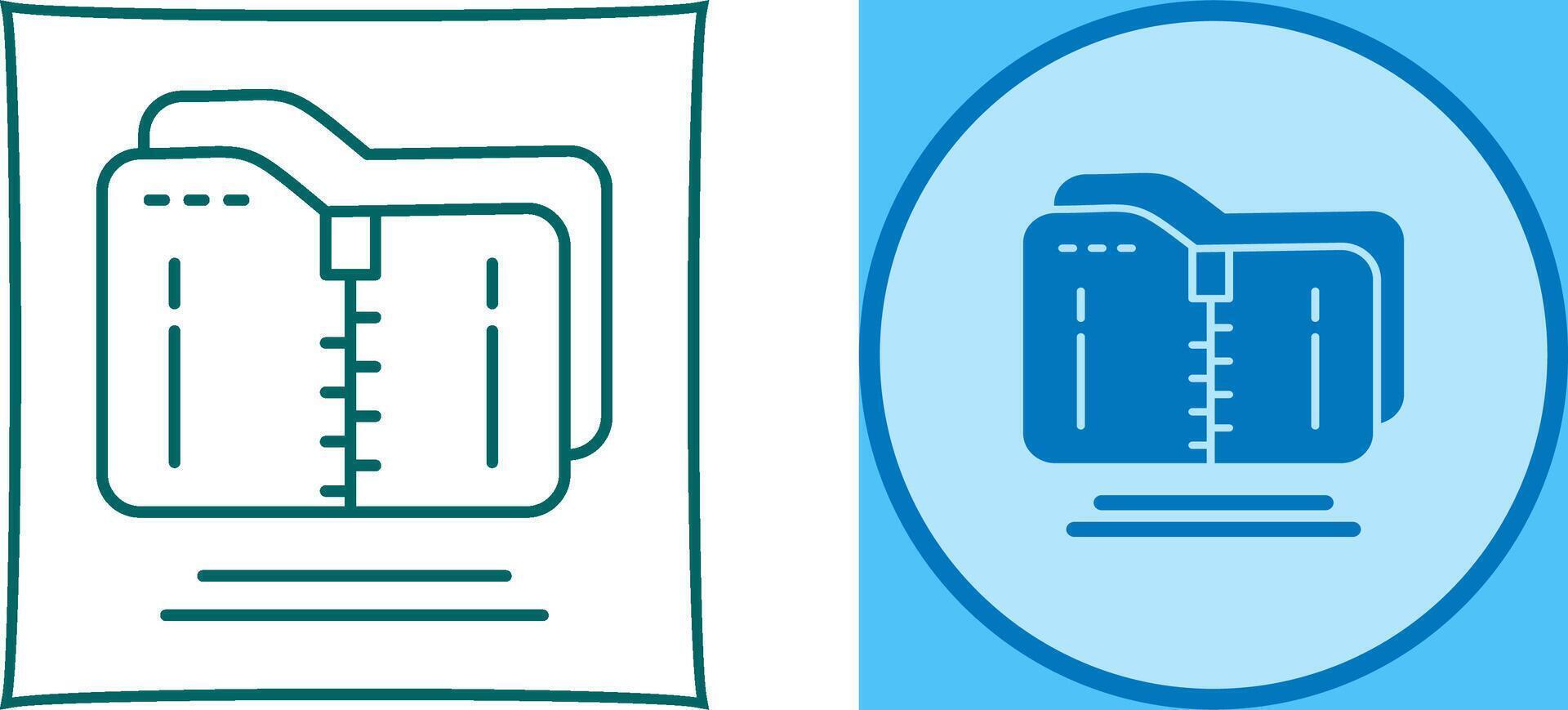 Compressed Icon Design vector