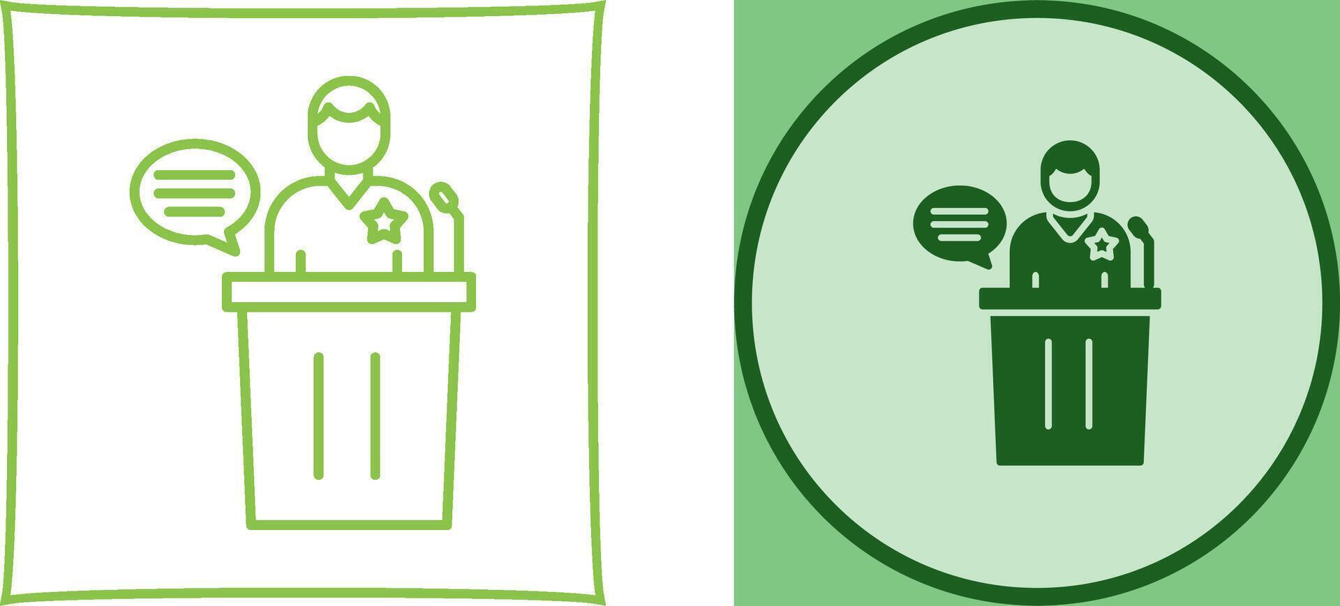 Debate Icon Design vector