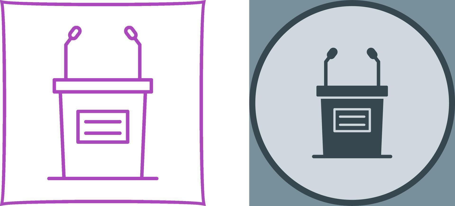 Debate Icon Design vector