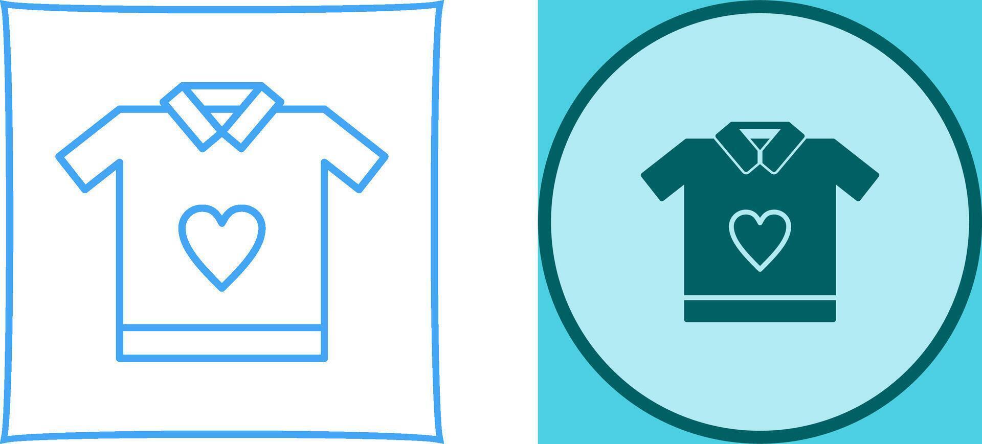 T Shirt Icon Design vector