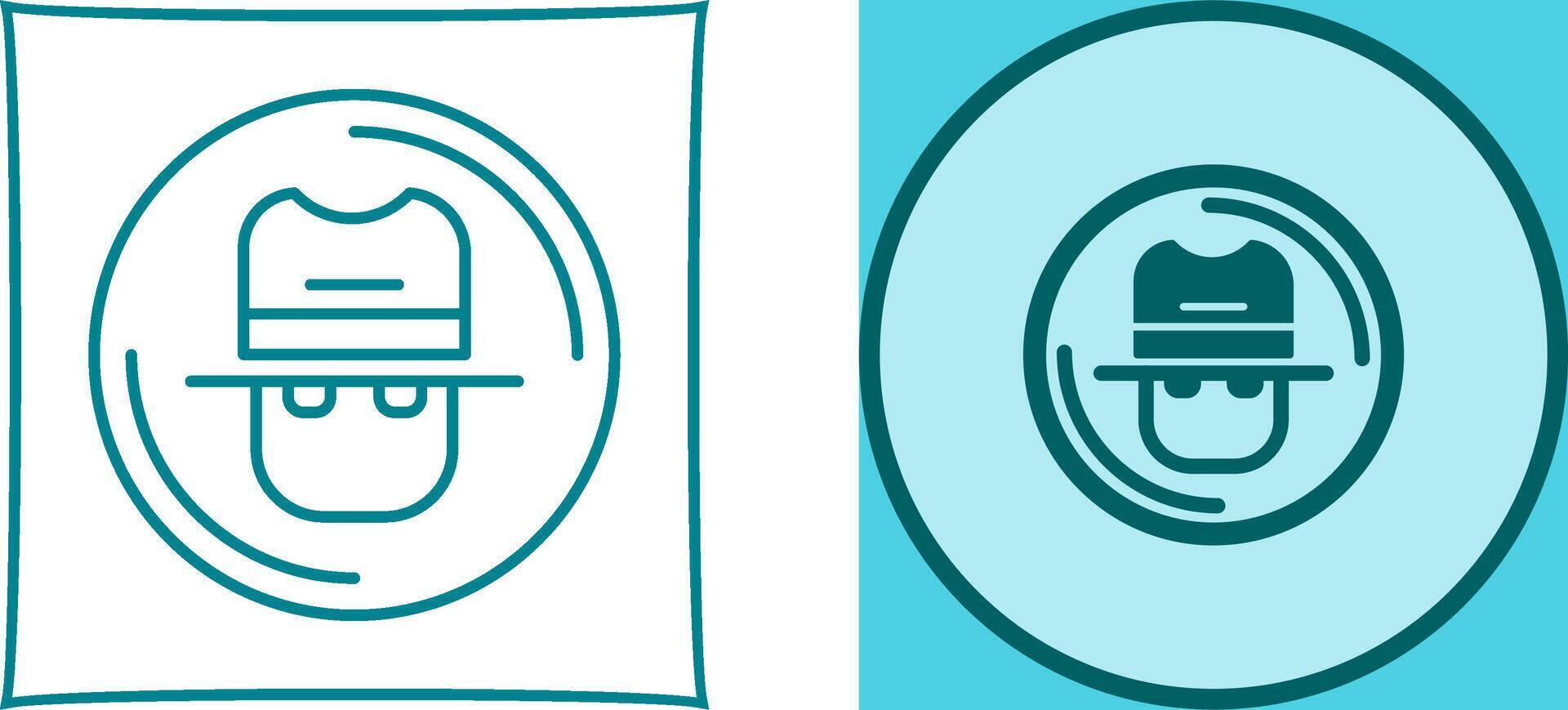 Spy Icon Design vector
