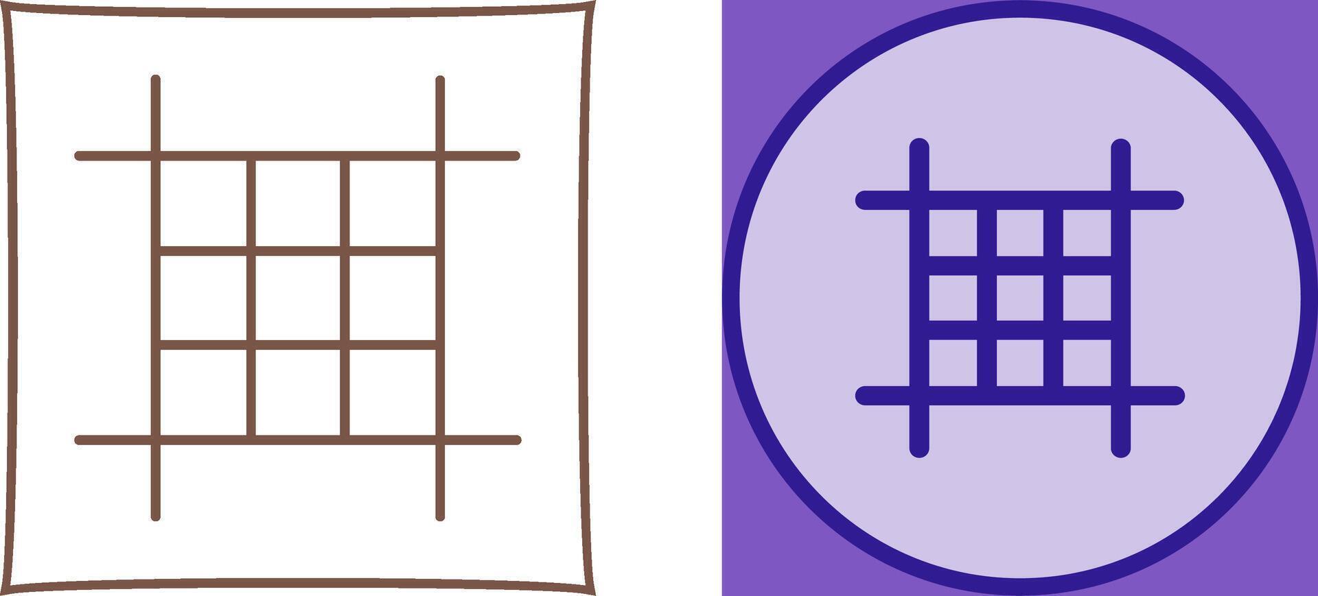 Square Layout Icon Design vector