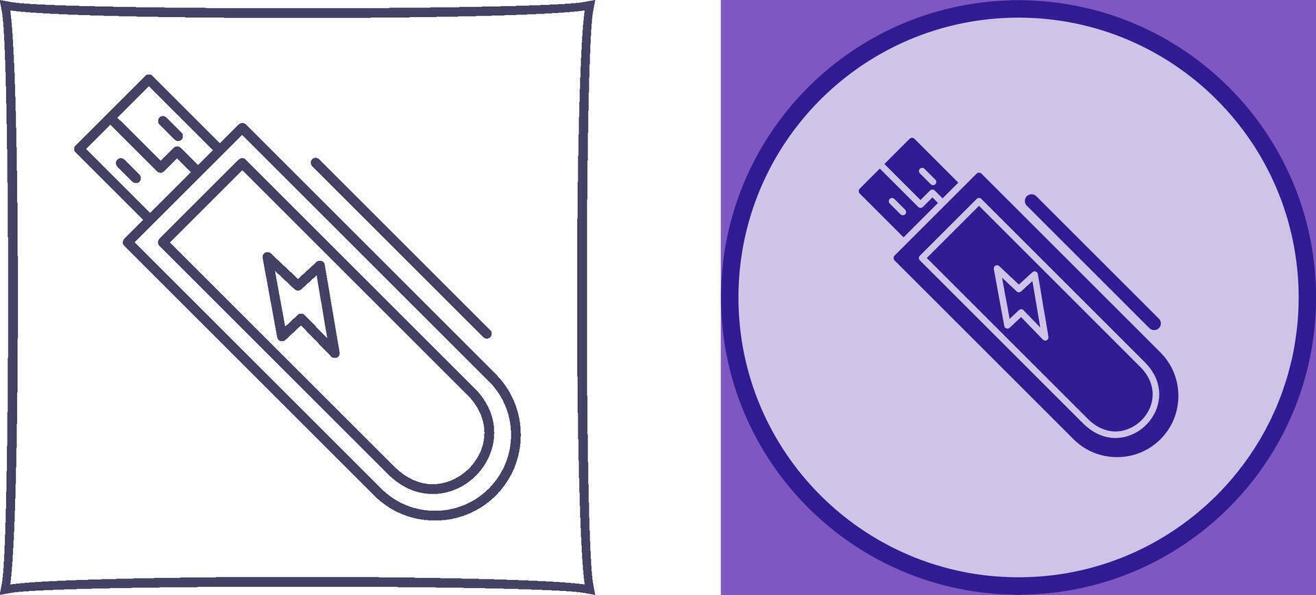 Usb Icon Design vector
