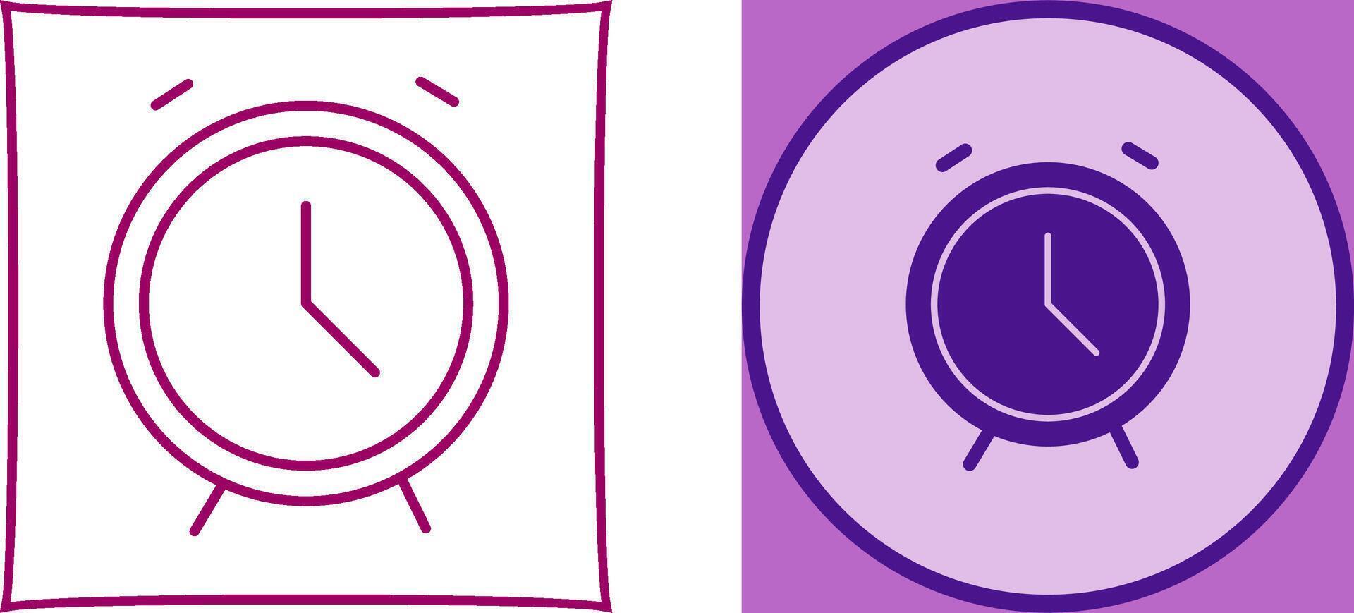 Alarm Clock Icon Design vector