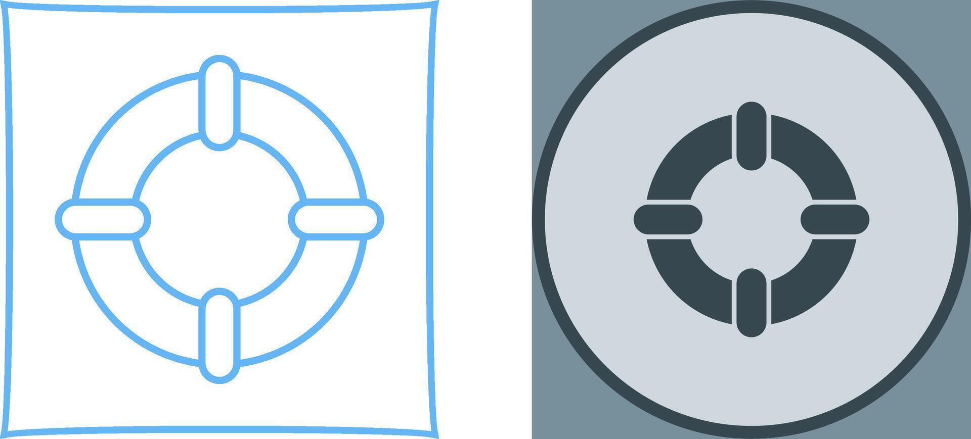 Life Saver Icon Design vector
