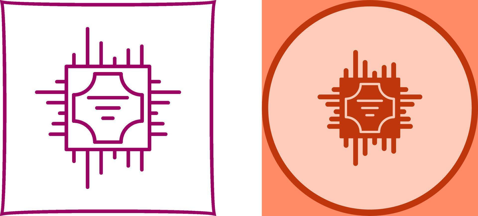 Cpu Icon Design vector