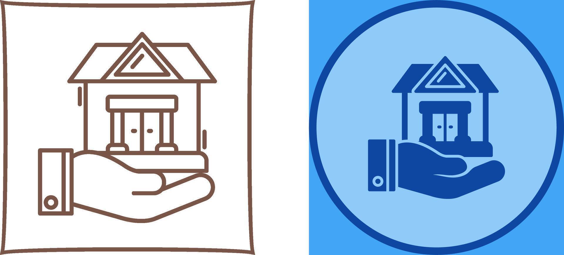 House Protection Icon Design vector