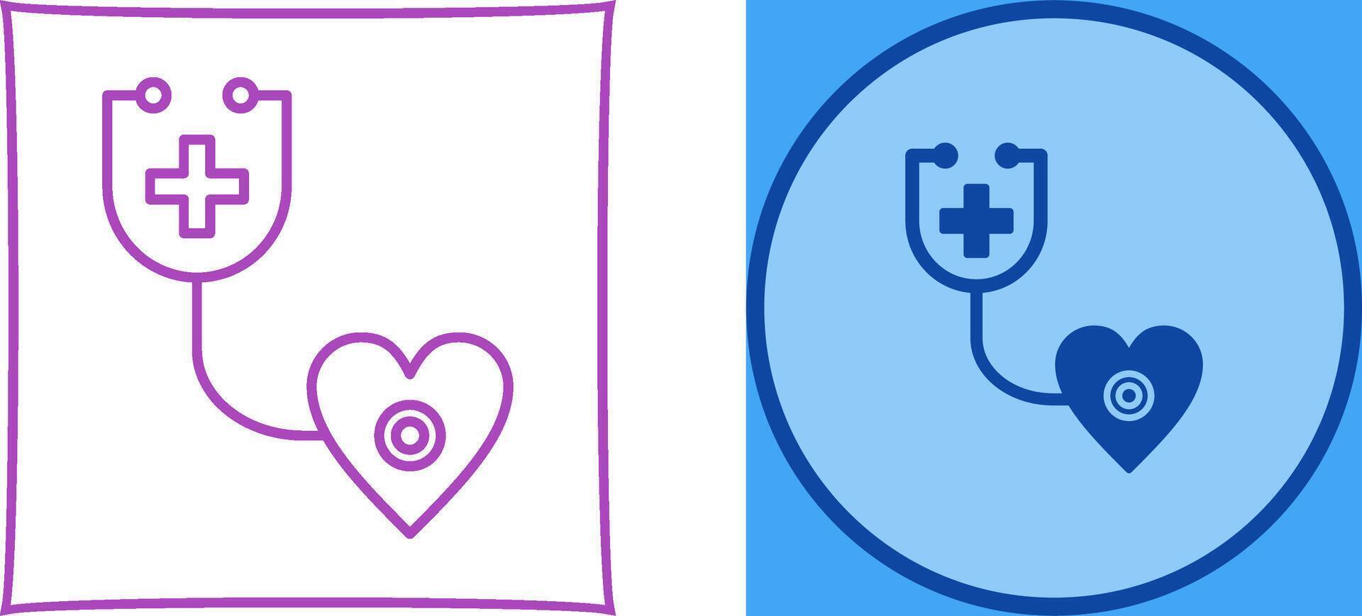 Phonendoscope Icon Design vector