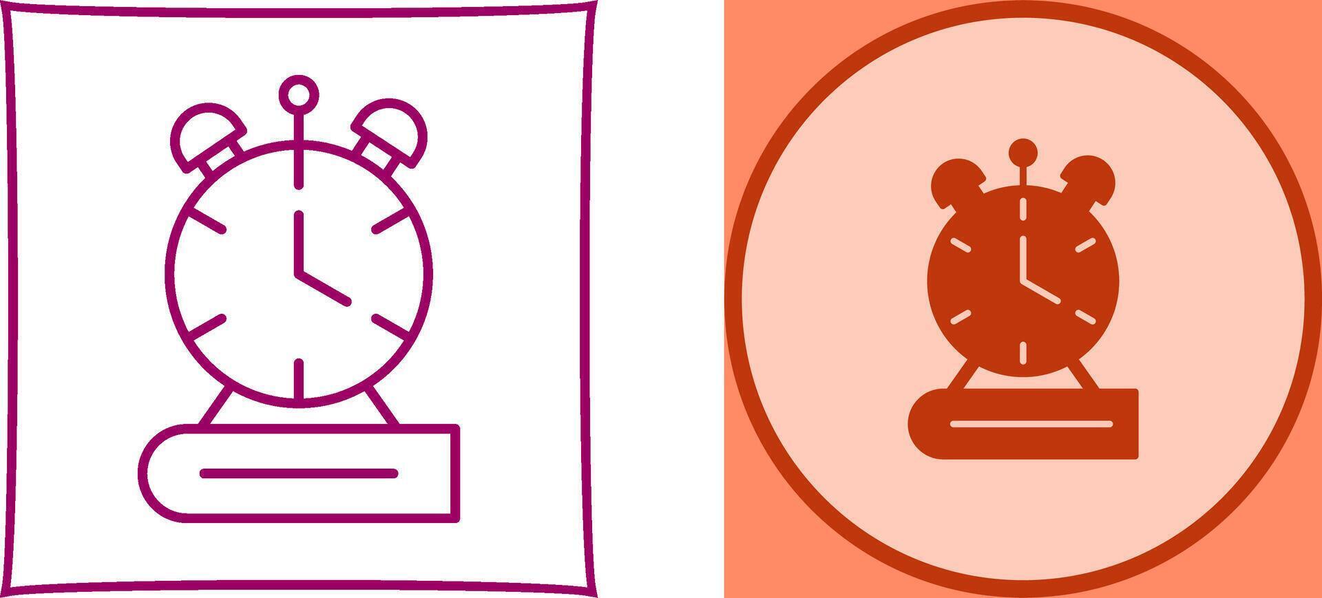 Alarm Clock Icon Design vector