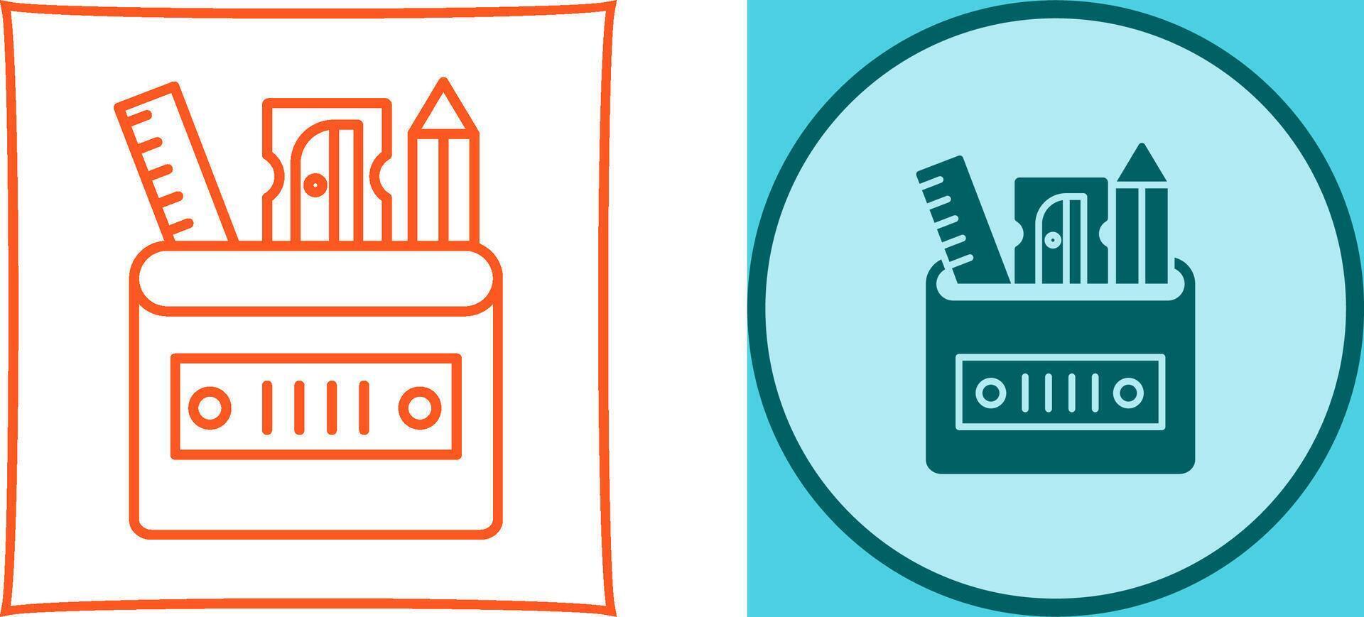 Stationery Icon Design vector
