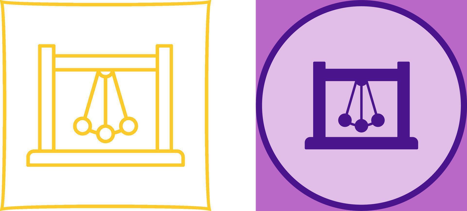 Pendulum Icon Design vector