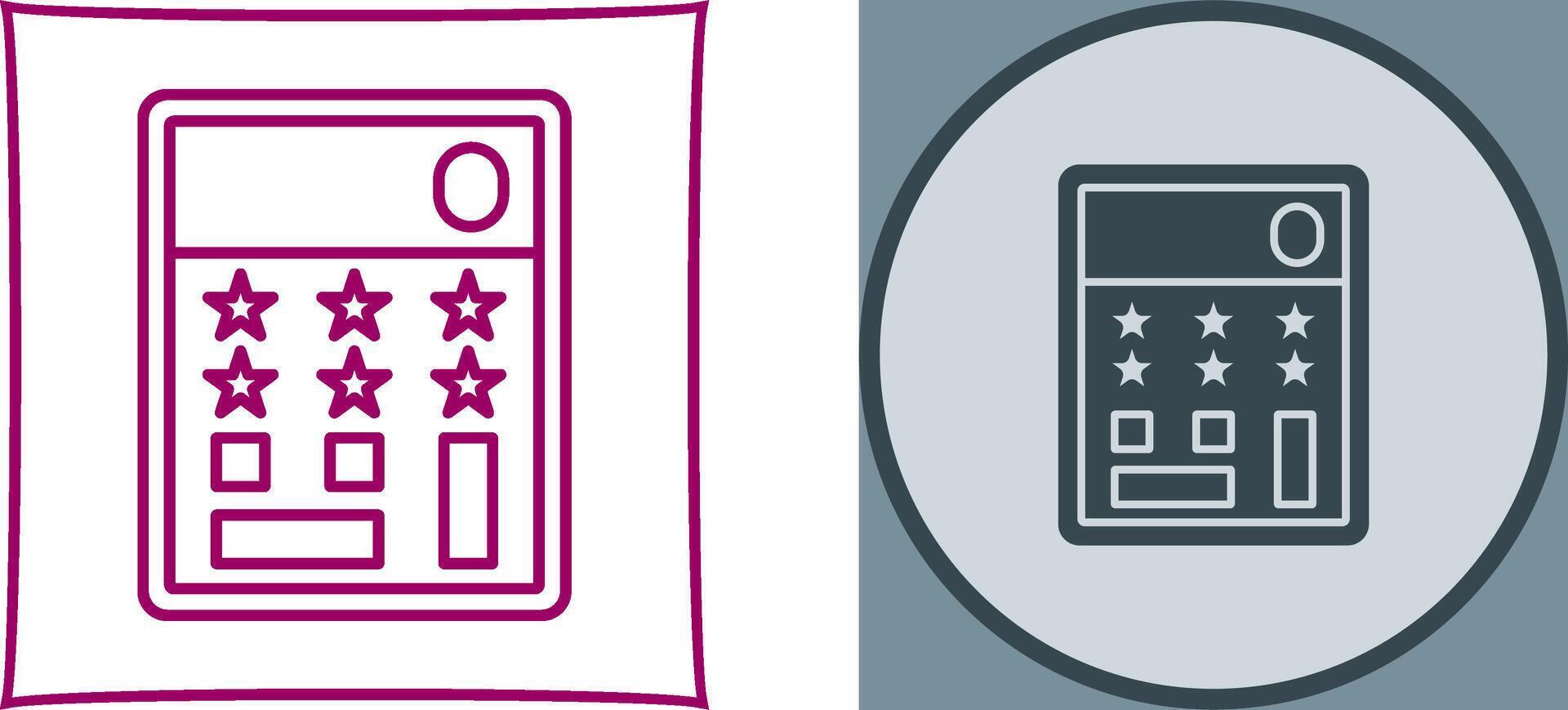 Calculator Icon Design vector