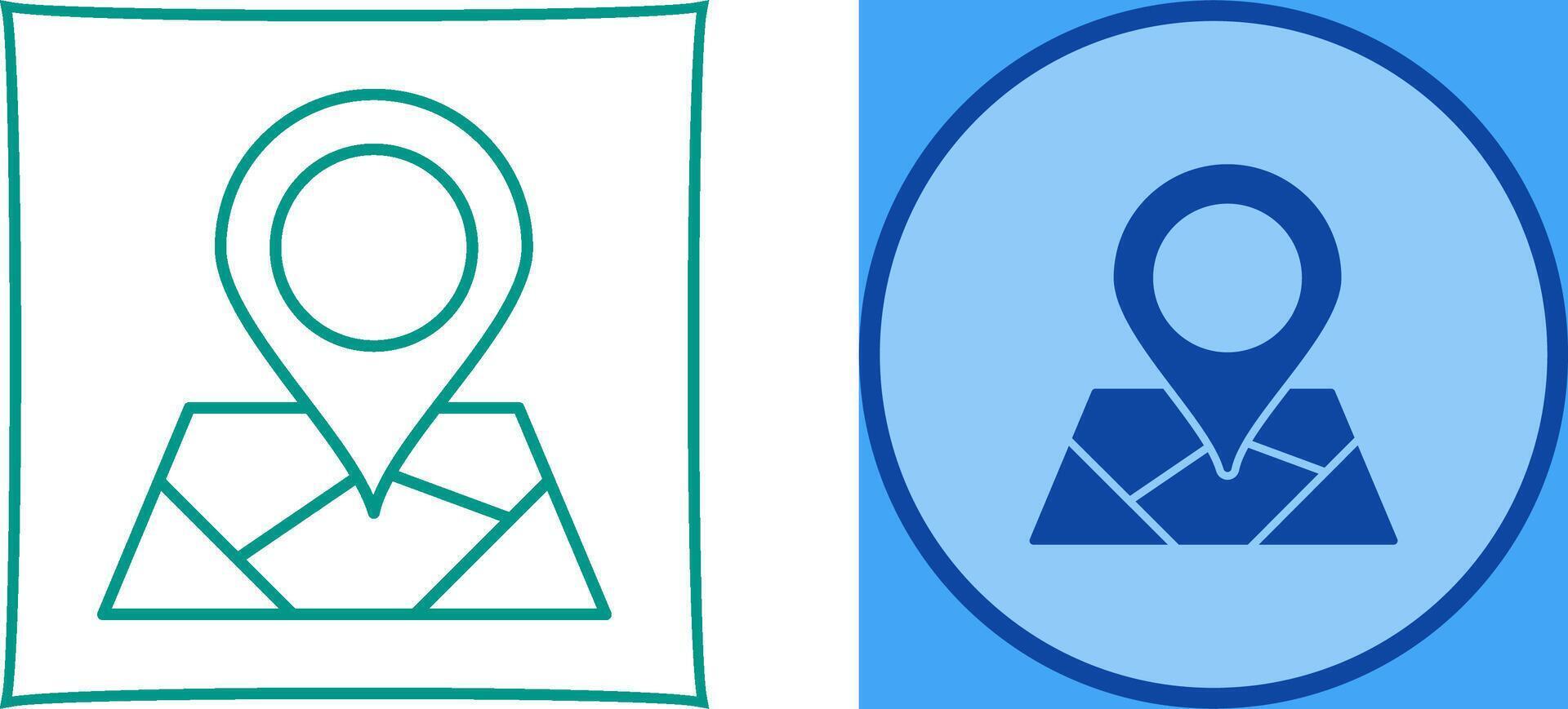 Map Icon Design vector