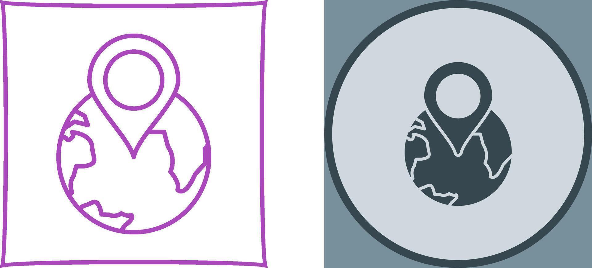 World tour Icon Design vector