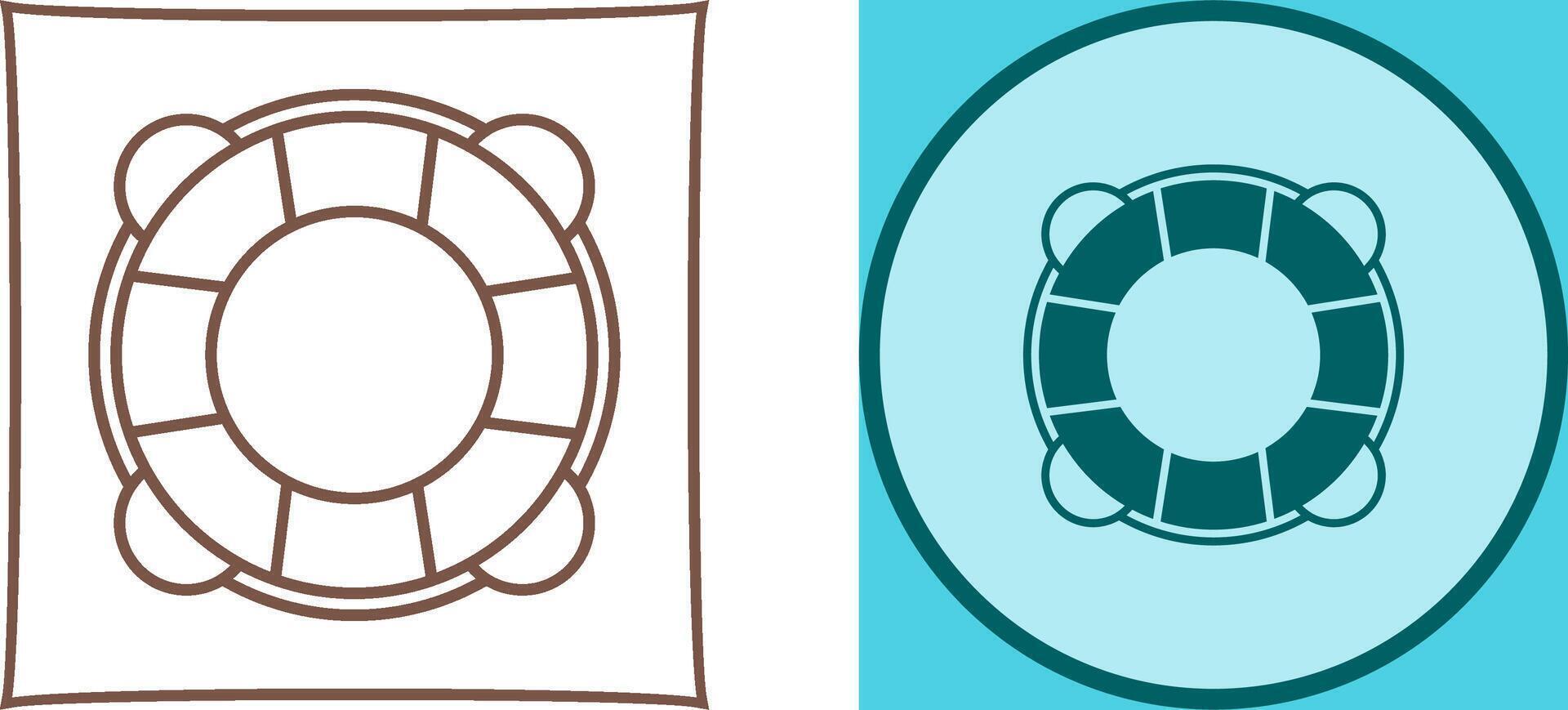 Life Preserver Icon Design vector