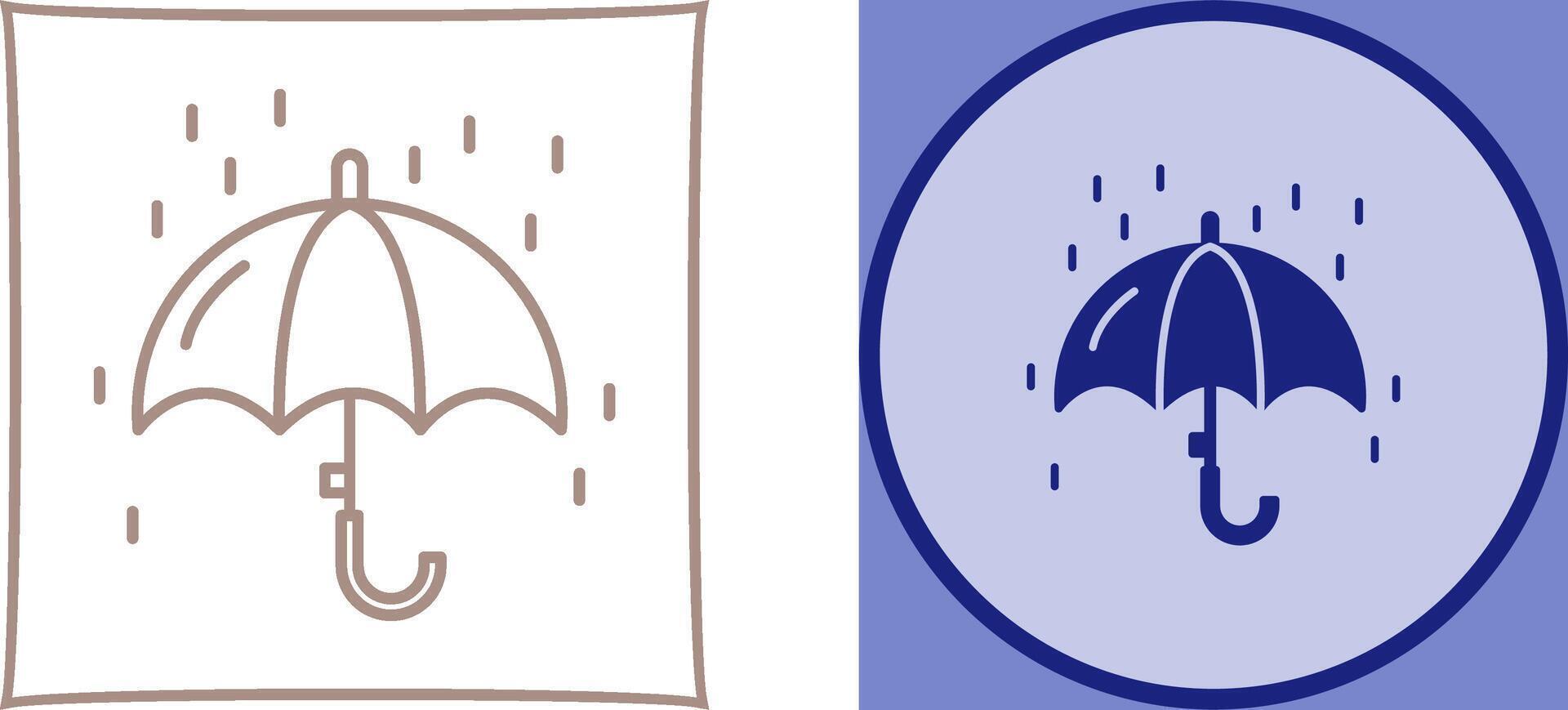 Raining Icon Design vector