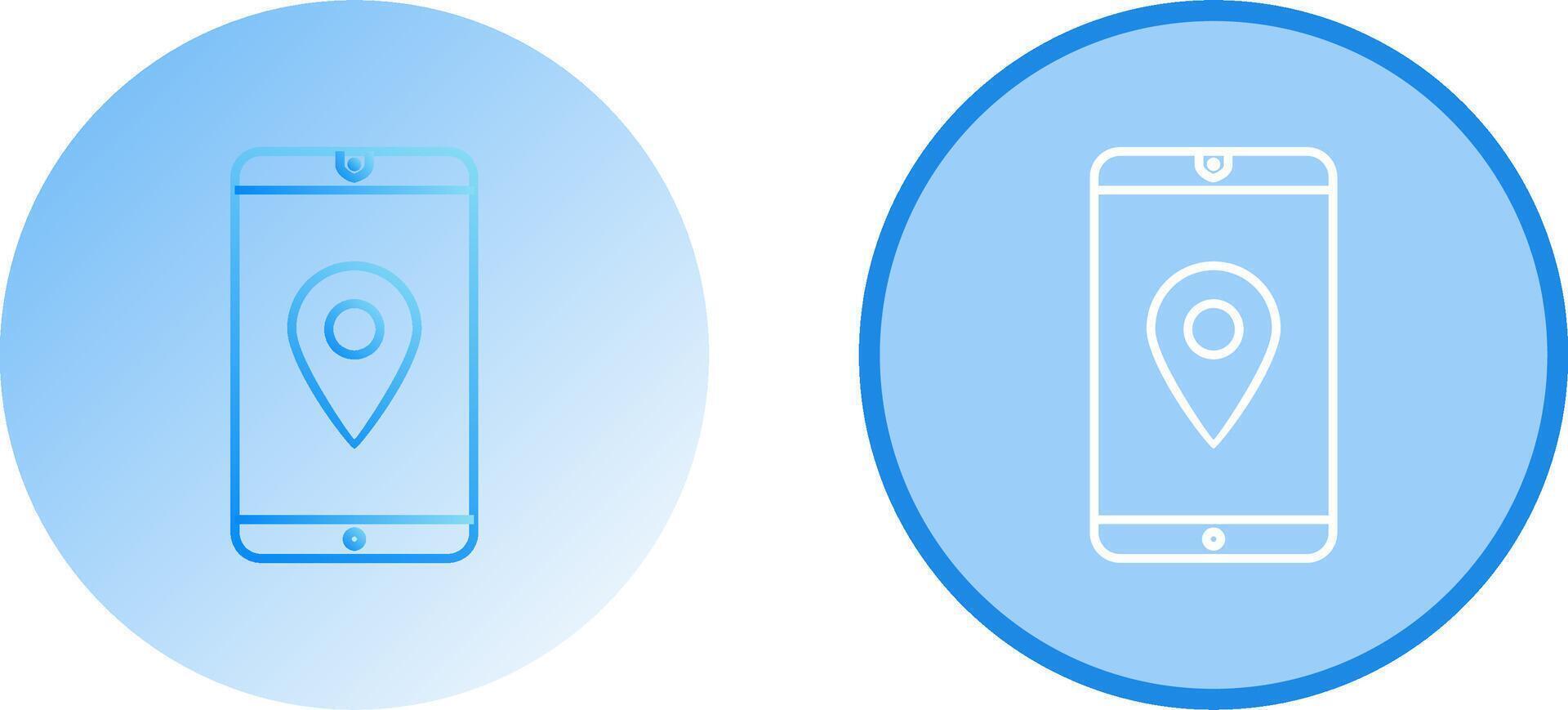 Unique GPS Service Icon Design vector