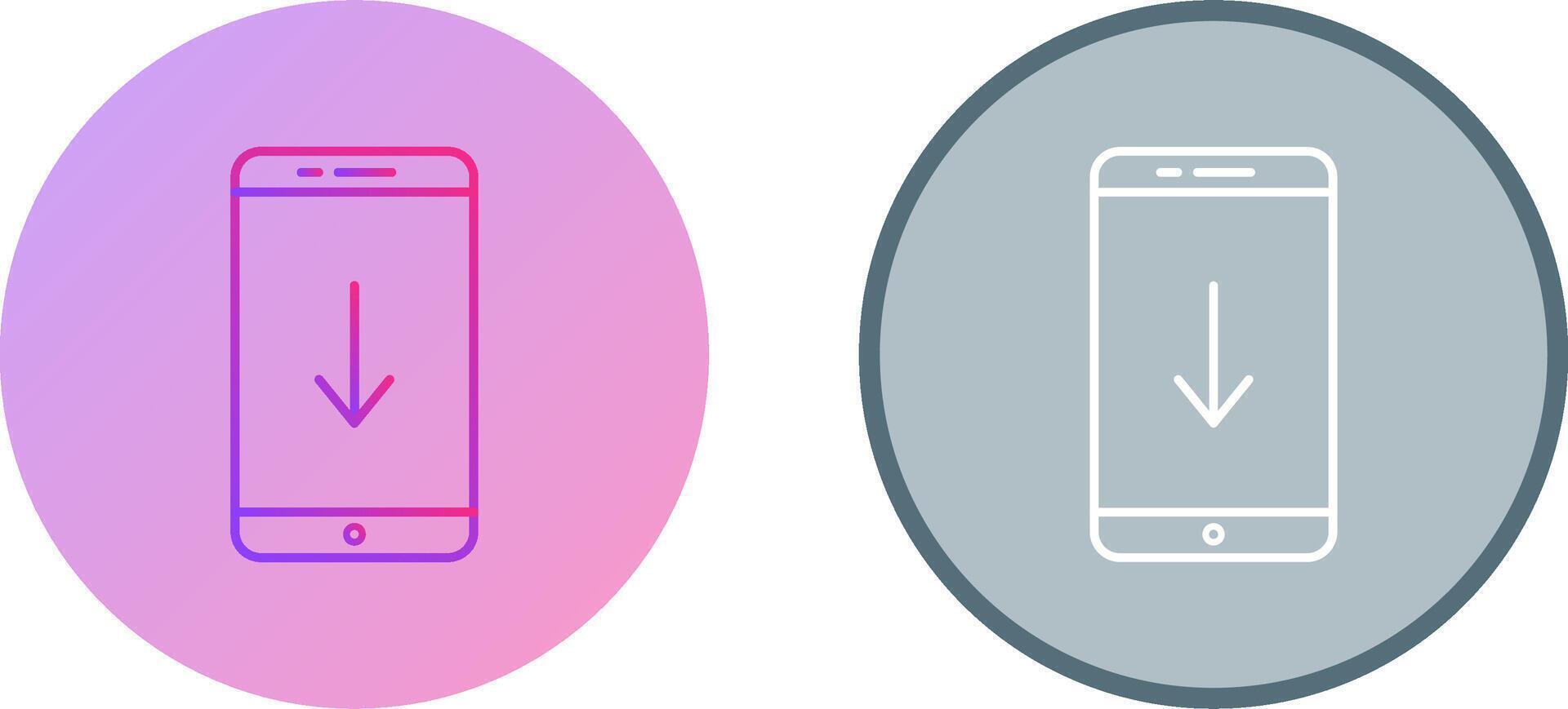 Unique Download Icon Design vector