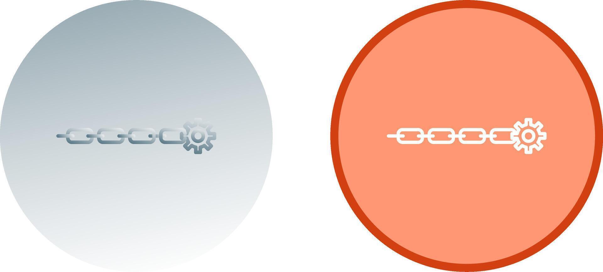 Unique Link Sales Icon Design vector