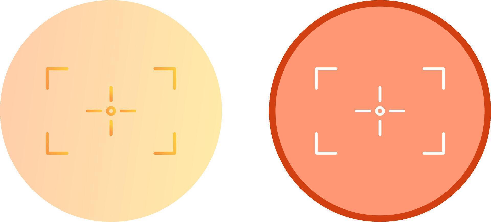 Unique Focus Icon Design vector