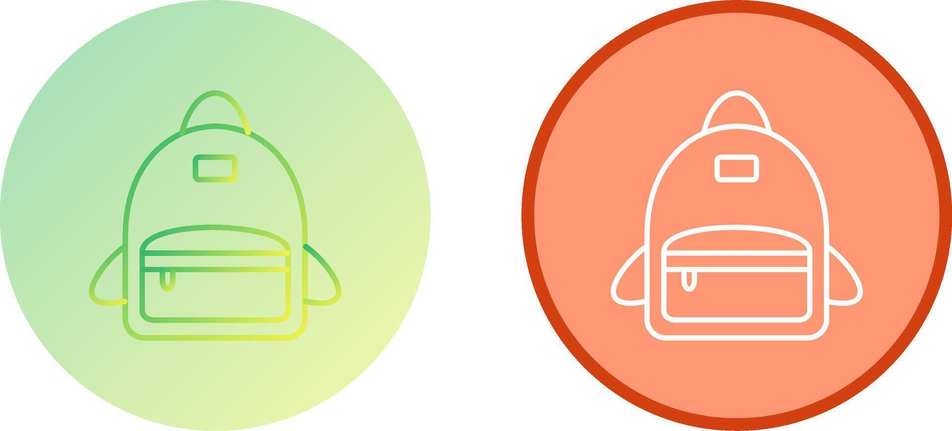 Bag Pack Icon Design vector