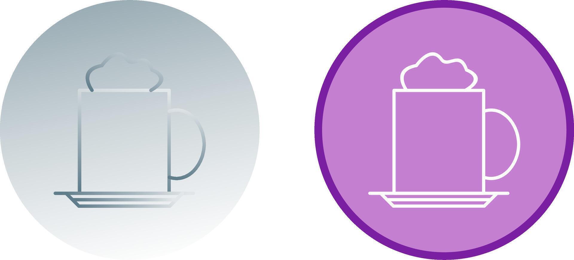 Cappucino Icon Design vector