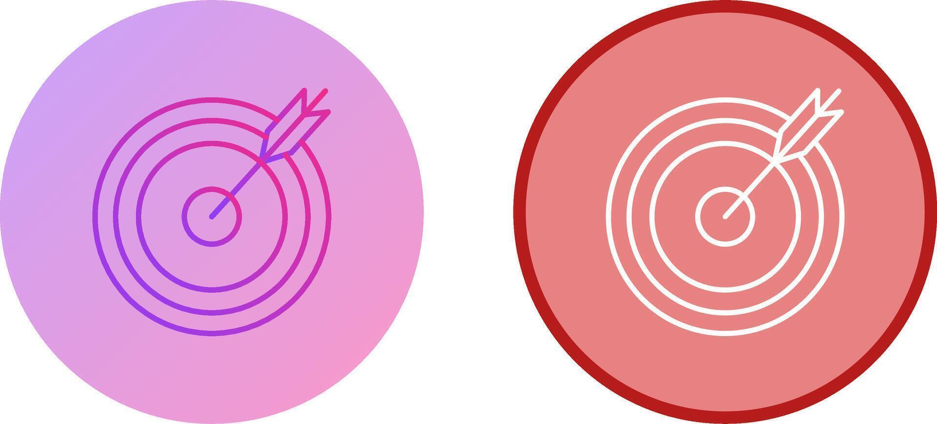 Darts Game Icon Design vector