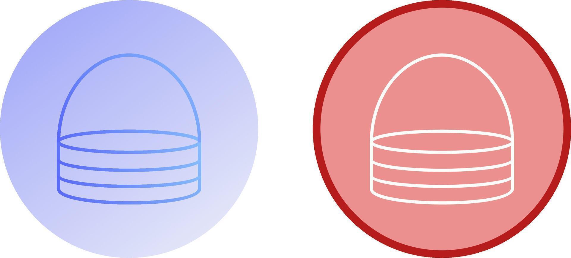 Unique Basket Icon Design vector