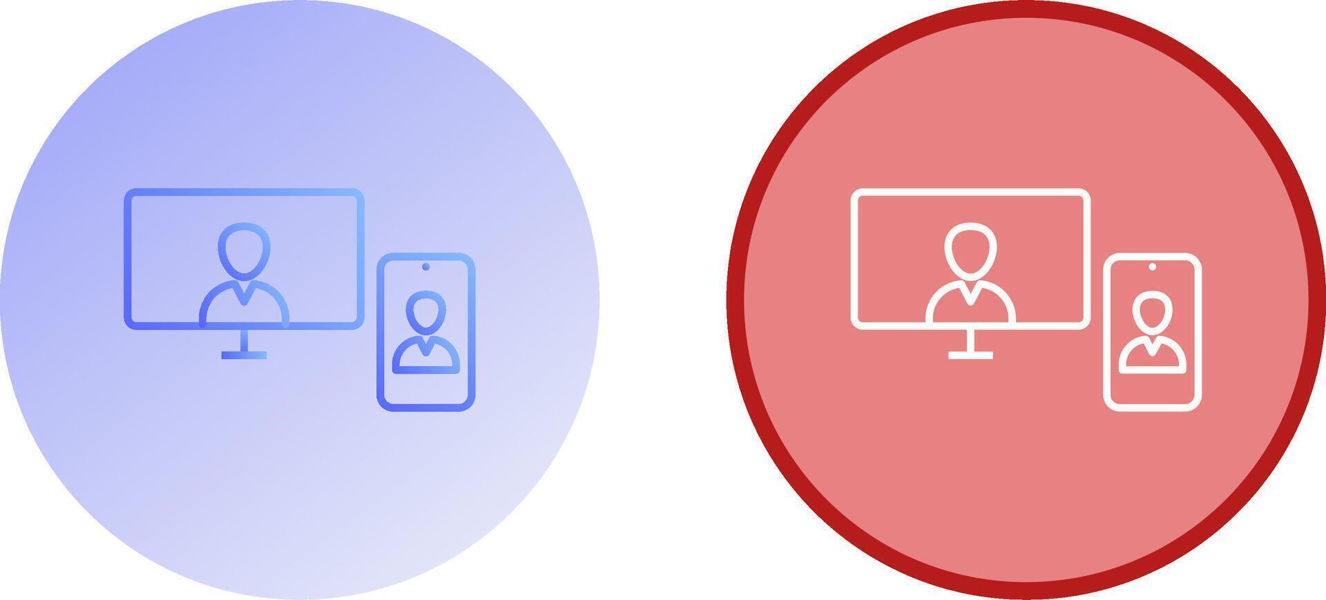 Unique Call Icon Design vector