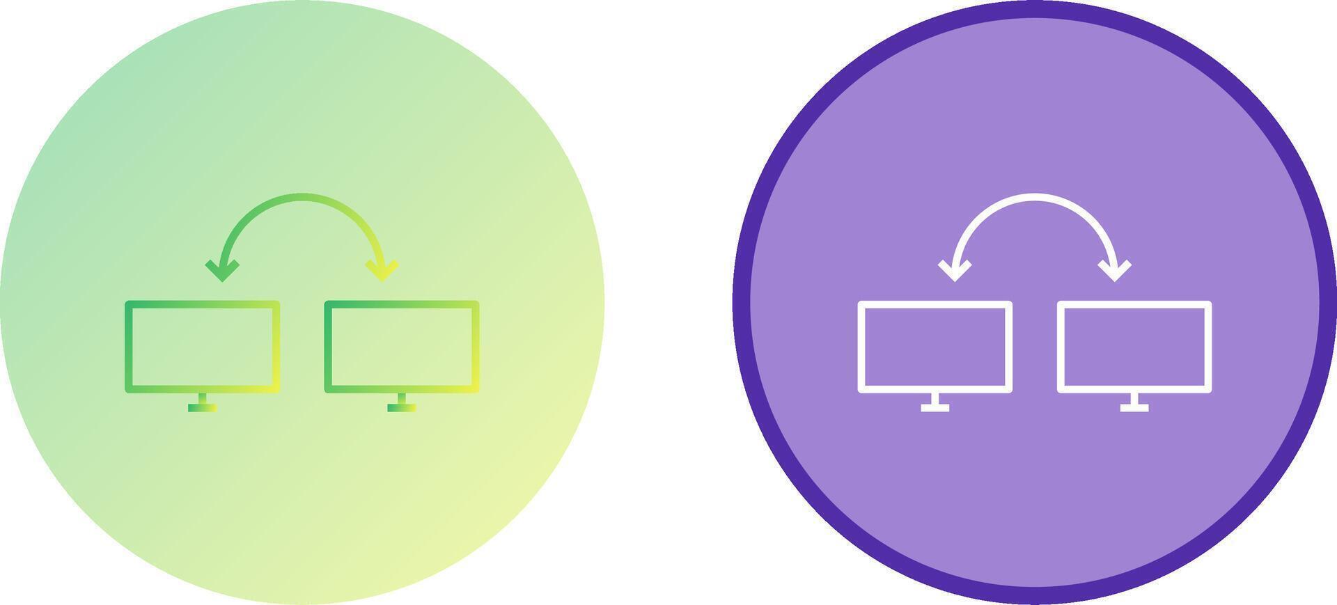Unique Connected Systems Icon Design vector