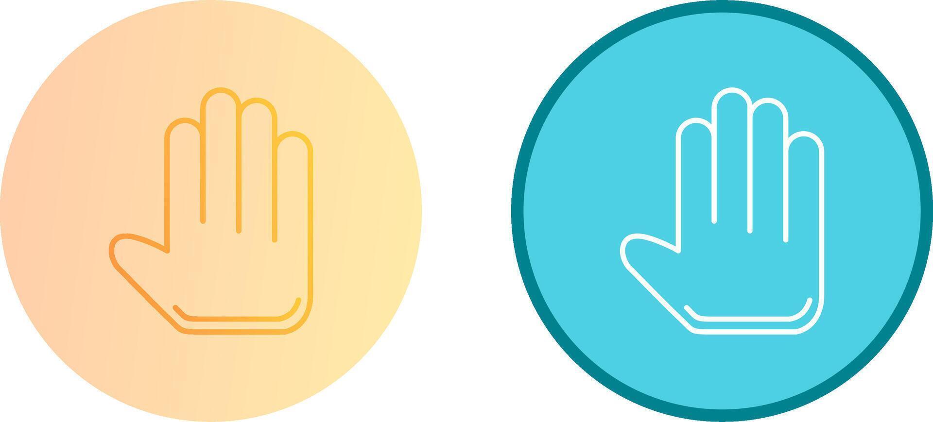 Unique Hand Tool Icon Design vector