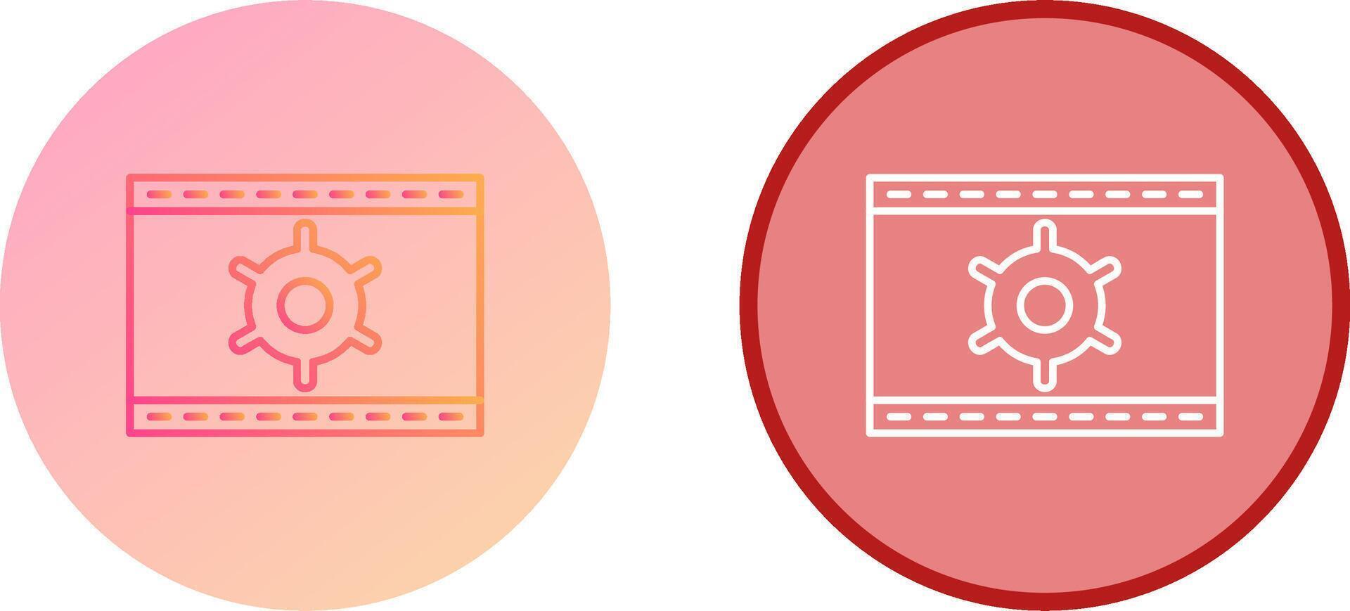 Unique Web Optimization Icon Design vector