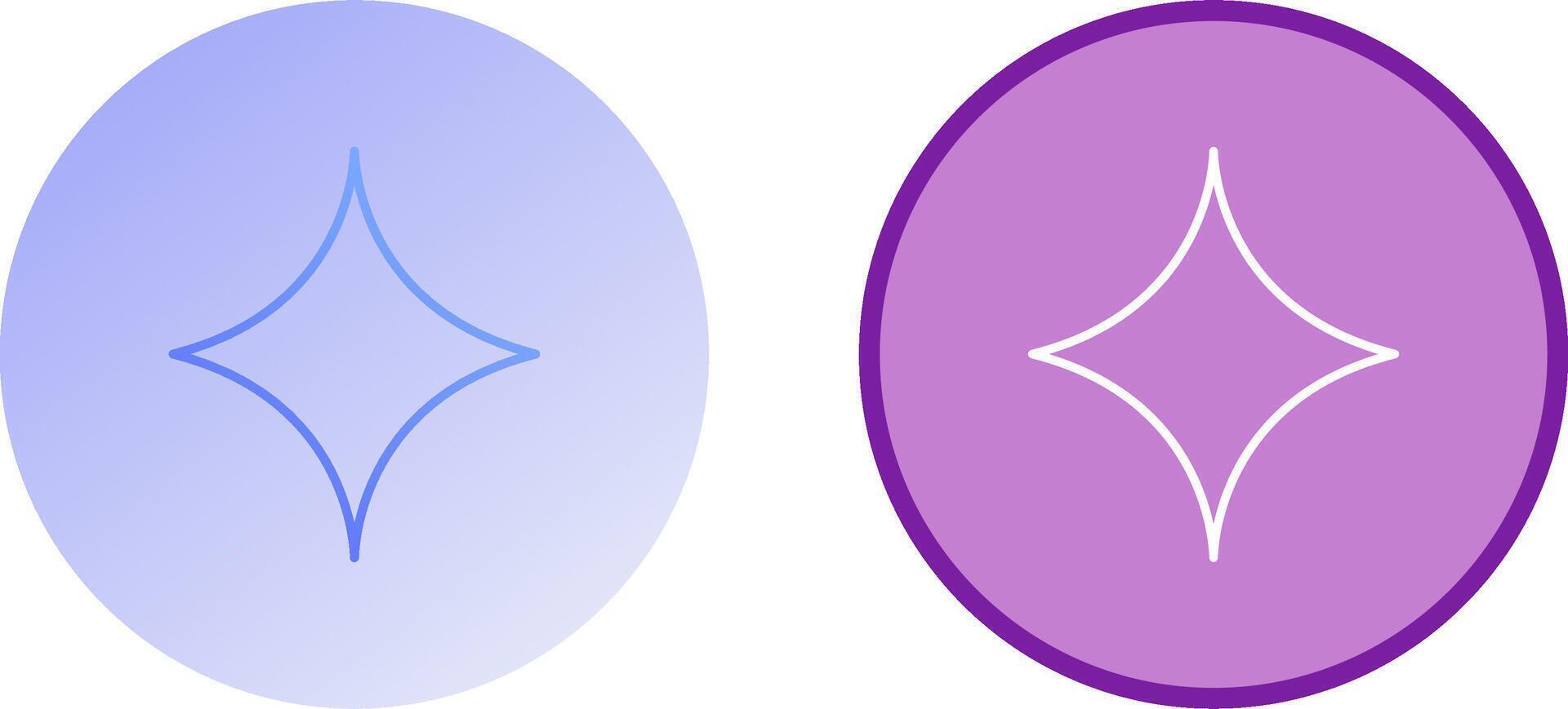 Unique Diamond Icon Design vector